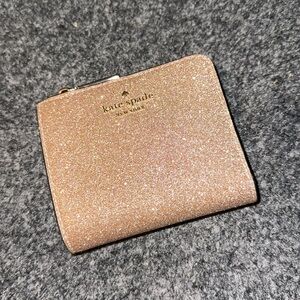 Rose gold KATE SPADE mini wallet. BRAND NEW